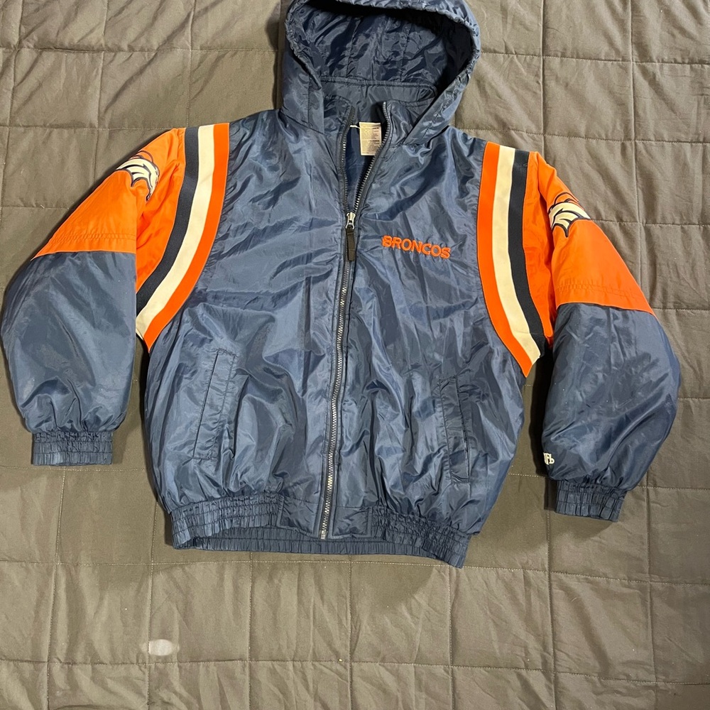 Youth Denver broncos jacket size XL